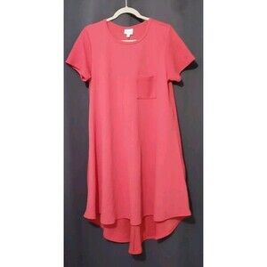 LulaRoe Dress Size Small Carly Style,Coral